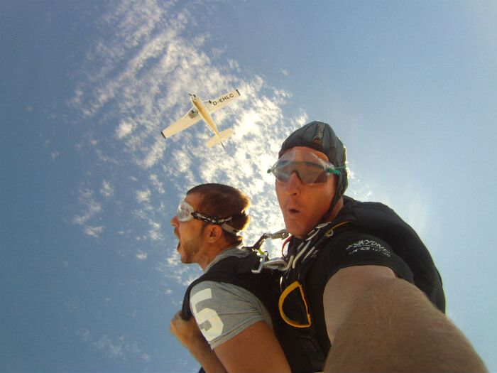 Excursion Tandem skydive