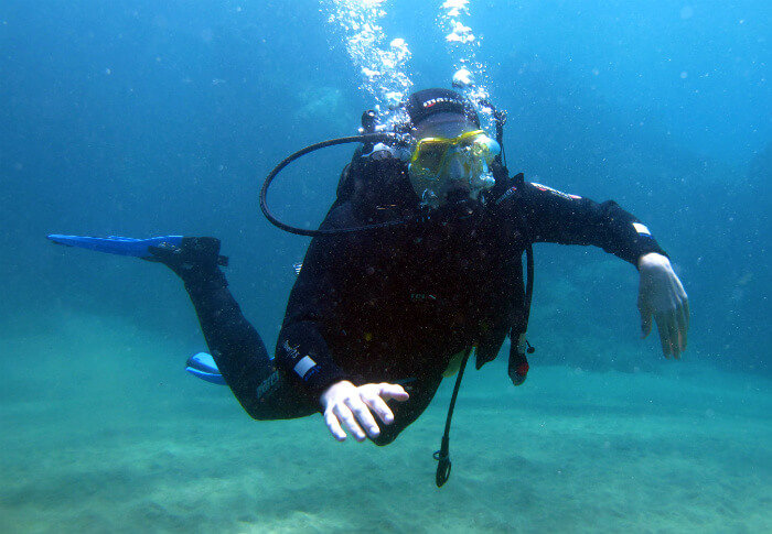 Excursion Diving baptism