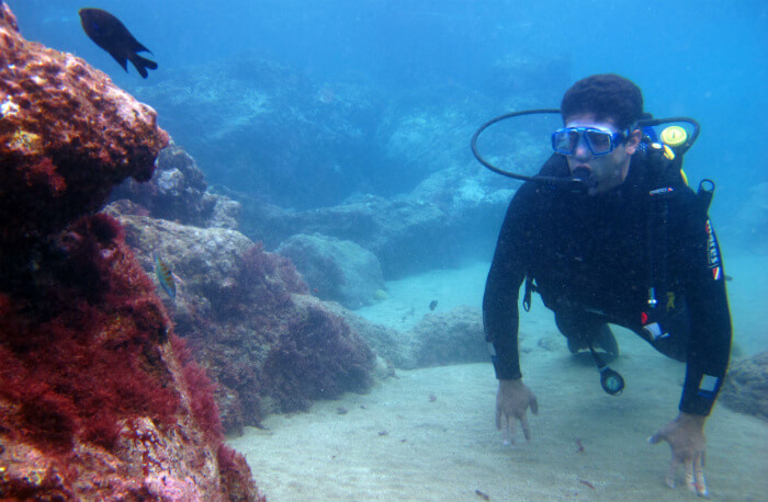 Excursion Diving baptism